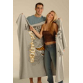 54" x 84", Oversized Sweatshirt Blanket (Embroidered)